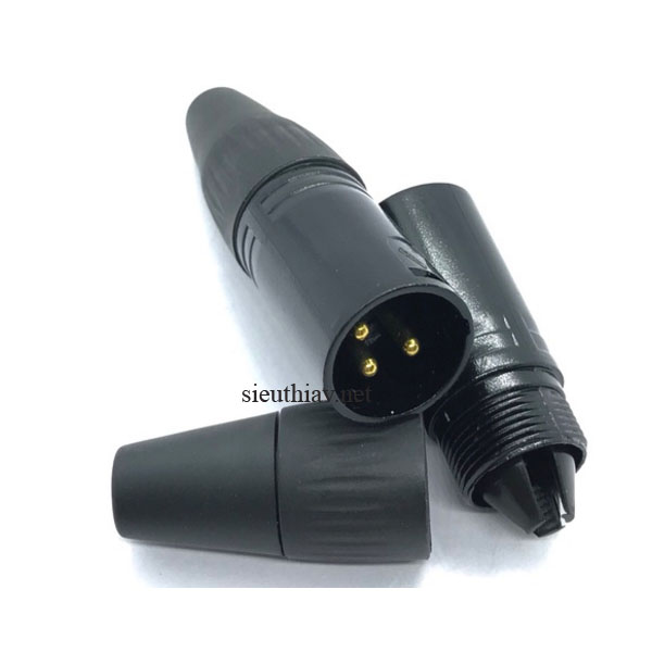Giắc XLR Neutrik gắn dây (male) (G63)
