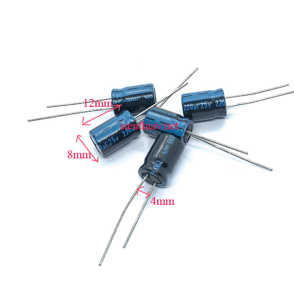 Tụ Jamicon 220uF 25V (220uF25V) (Tu180)