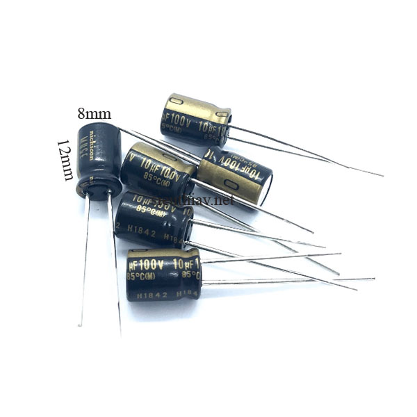 Tụ Nichicon Muse KZ 10uF 100v (10uf100v) (N69)