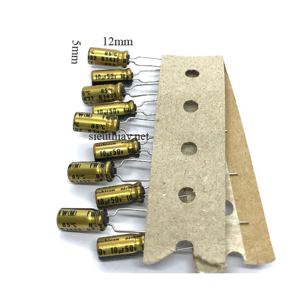 Tụ Nichicon FW 10uF 50V (10uf50v) (N46)
