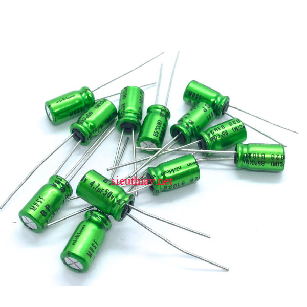 Tụ Nichicon Muse BP 4.7uF 50V (4.7uf50v) (N137)