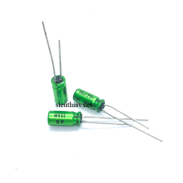 Tụ Nichicon Muse BP 10uF 25V (10uf25v) (N57)