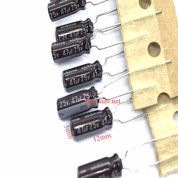 Tụ Nichicon VR 47uF 25V (I47uf25v) (N18)