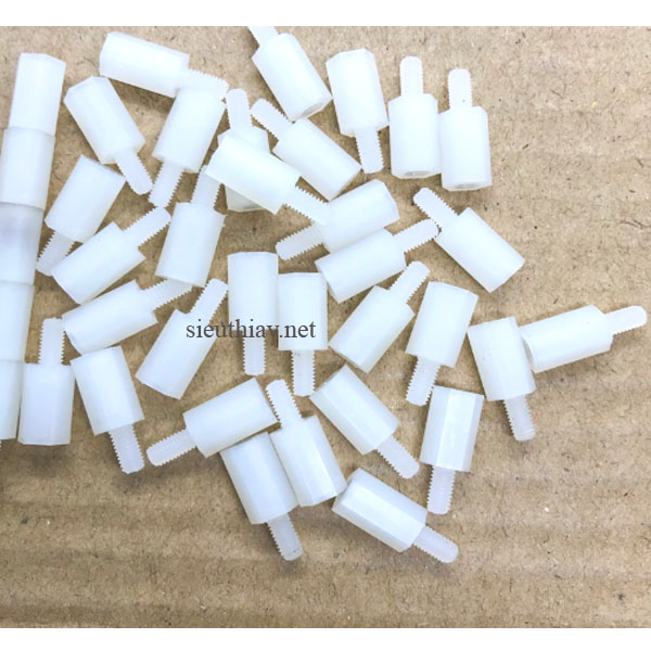 Cọc nhựa M3x10+6mm (PK339)