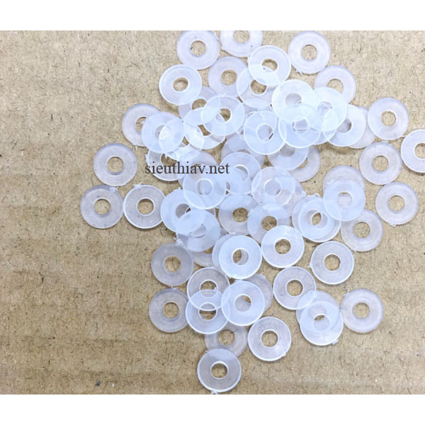 Long đen nhựa M3x8x1mm (PK346)