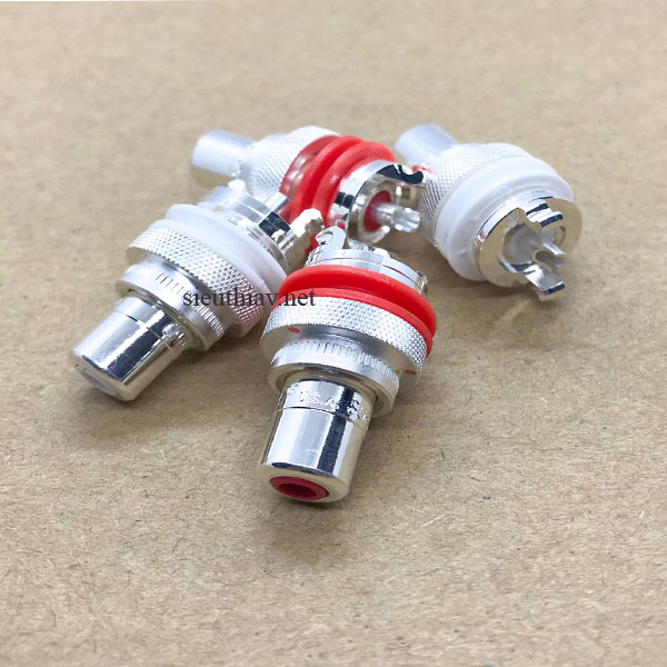 Giắc RCA CMC 805AG-25F mạ bạc (G16)