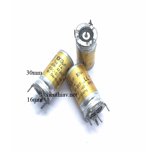 Tụ ROE 1000uF 16V (tháo máy) (1000uf16v) (RO42)