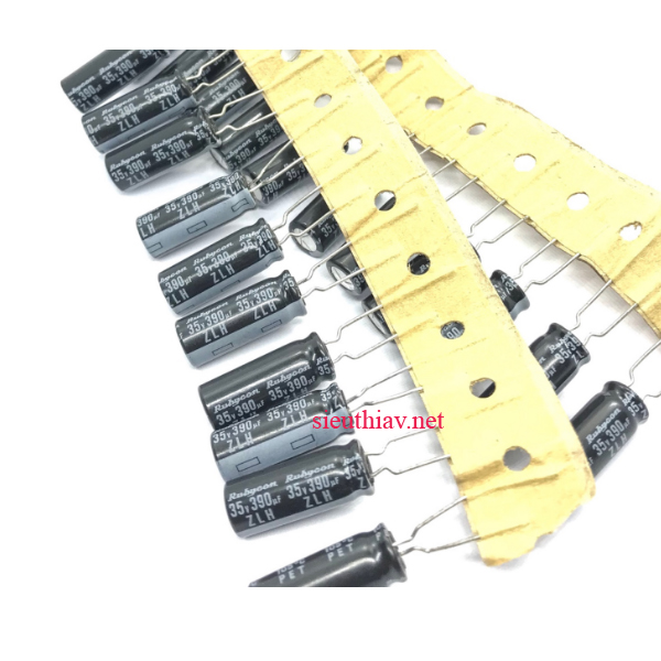Tụ Rubycon ZLH 390uF 35V (390uf35v)(Ru48)