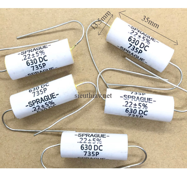 Tụ Sprague 0.22uF 630V (0.22uf630v) (Spa29)