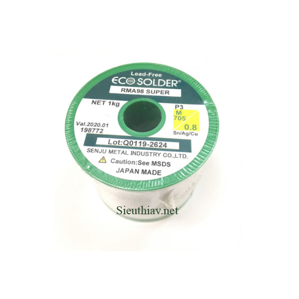 Thiếc hàn Eco 0.8mm 1kg (PK216)
