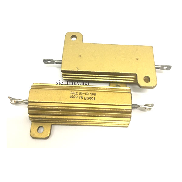 Trở nhôm Dale 100R 50W (100ohm 50w; 100r50w) (Tro3183)