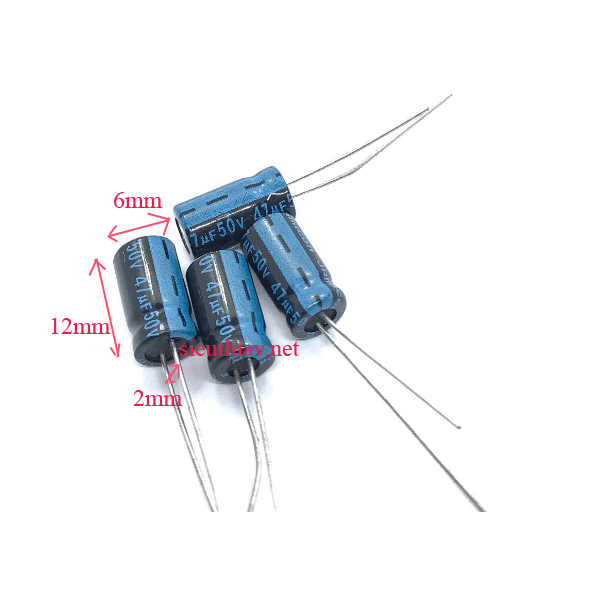 Tụ Jamicon 47uF 50V (47uF50V) (Tu179)